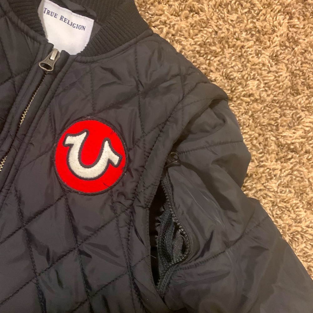 Little boys True Religion vest jacket